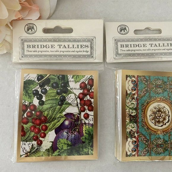 Michel‎ Design Works Bridge Tallies 2 Packs Vintage - Picture 11 of 12